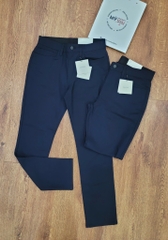 Khaki CK 5 pocket tech slim pants - ink