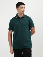 Polo Tommy Hilfiger Regular Fit Tommy Wicking - Ornamental Green