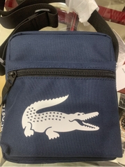 Túi Canvas Lacoste - Màu Navy logo cá sấu trắng
