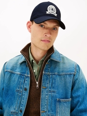 Mũ Tommy Hilfiger Laurel Leaf Logo Baseball Cap - Sky Captain