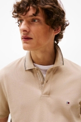 Polo Tommy Hilfiger Regular Fit Tipped Collar - Sandalwood