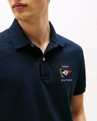 Polo Tommy Hilfiger Regular Fit Nautical Flag - Navy