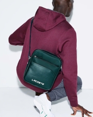 Túi Chéo Lacoste da xanh lá