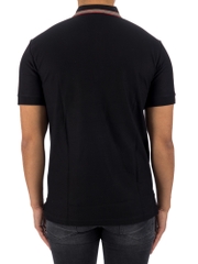 Polo-Shirt Burberry 'Pierson' TB Collar - Black
