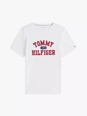 Áo Thun Tommy Hilfiger Tommy Varsity Logo - Optic White