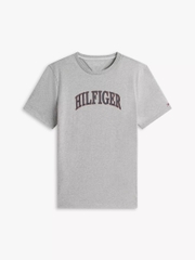Áo Thun Tommy Hilfiger Arch Logo - Grey Heather