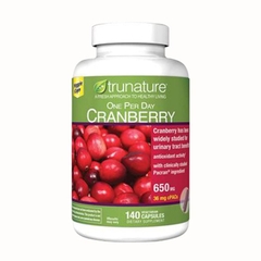 VIÊN UỐNG HỖ TRỢ ĐƯỜNG TIẾT NIỆU VÀ CHỐNG OXY HOÁ TRUNATURE CRANBERRY