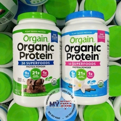 Bột protein hữu cơ Orgain Organic Protein & Probiotics -1.22kg