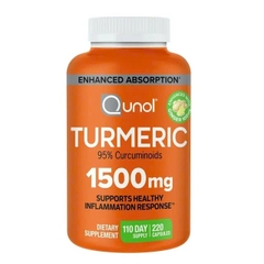 Viên uống tinh chất nghệ cao cấp Qunol Turmeric 1500mg của Mỹ - 220 viên