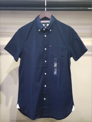 Sơ mi cộc tay Tommy Slimfit Navy