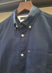 Sơ mi cộc tay Tommy Slimfit Navy