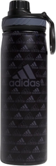 Bình giữ nhiệt Adidas Bos Mini Monogram 600ml - Black/Black/Grey Onix