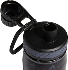 Bình giữ nhiệt Adidas Bos Mini Monogram 600ml - Black/Black/Grey Onix