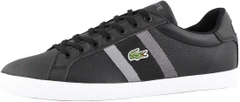 Lacoste Men's Lace Up Sneaker - Black