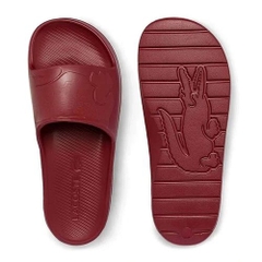 Dép Nam Lacoste Croco - Màu đỏ đậm