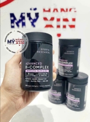 Viên uống Vitamin B tổng hợp Sports Research Advanced B-Complex-120 viên