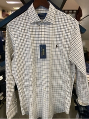 Sơ mi dài tay ralph lauren brown multi