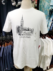 Thun Calvin Klein trắng họa tiết thành phố