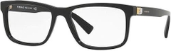 GỌNG KÍNH - Versace Men's VE3253 55mm Black Eyeglasses with Clear Demo Lens