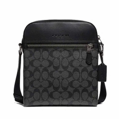 Túi Coach Nam Houston Flight Bag In Signature Canvas Charcoal