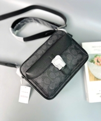 Coach Warner Crossbody Bag In Signature Canvas CW217QBMI5 Charcoal