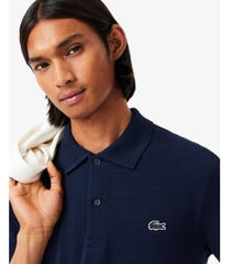 Polo Lacoste Regular Fit Cotton Blend - Navy