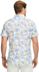 Sơ mi IZOD Saltwater Dockside Chambray S/S Button Down - Bright White Floral