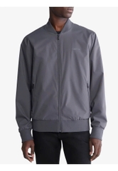 Khoác gió CK Matte Bomber Jacket - Grey