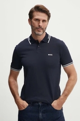 Polo BOSS Men's Paul Curved - Black