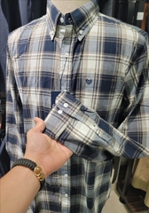 Sơ mi dài tay Chaps caro kẻ to