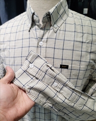 Sơ mi dài tay Lee - caro kẻ nhỏ vàng