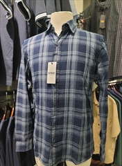 Sơ mi dài tay Nomad caro đậm