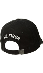 Mũ Tommy Hilfiger Cotton Billy Adjustable Flap Baseball - Black