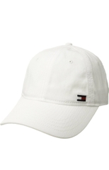 Mũ Tommy Hilfiger Cotton Billy Adjustable Flap Baseball - Classic White
