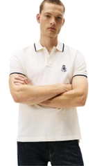 Polo Tommy Hilfiger with Embroidered Crest Design - White