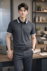 Polo BOSS Mens Paddy Curved- Brown