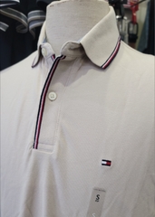 Tommy Hilfiger Tipped Collar Pique Knit Polo - Yellow
