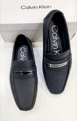 Giầy Loafer Calvin Klein - Black - Khóa bóng