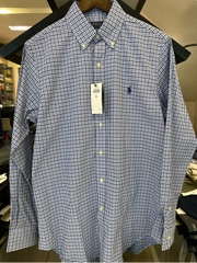 Sơ mi dài tay ralph lauren blue white