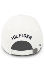 Mũ Tommy Hilfiger Cotton Billy Adjustable Flap Baseball - Classic White