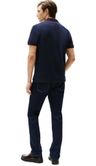 Polo Tommy Hilfiger with Embroidered Crest Design - Desert Sky