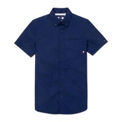 Slim Fit Short-Sleeve Poplin Shirt | Tommy Hilfiger USA