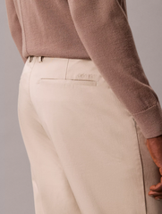 Trousers Calvin Klein Cotton Stretch Slim - Beige