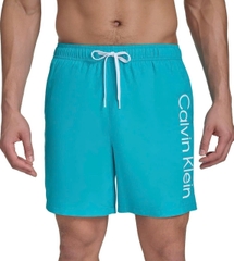 Calvin Klein Men's Volley Quick Dry Lightweight Swim Trunk - Atlantis