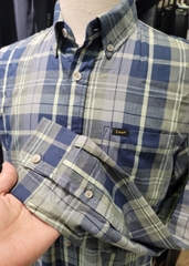 Sơ mi dài tay Lee - caro kẻ to rêu