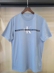 T-shirt Calvin Klein | Polera repeat layered - Breezy Blue