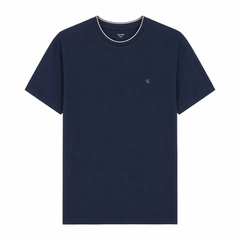 Áo Thun Calvin Klein Tipped Collar - Navy Blue