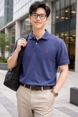 Polo Ralph Lauren The Iconic Mesh Custom Slim Fit - Navy/Red