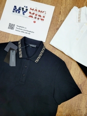 polo Versace cổ vàng họa tiết nhũ