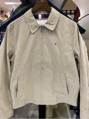 Khoác kaki tommy vàng lót lưới